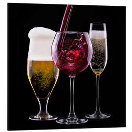 Magnettafel Getränke – Bier, Wein und Sekt