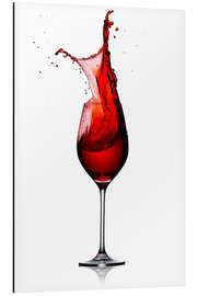 Magnettafel Rotweinglas