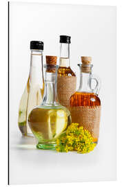 Magnettafel Öle in Glasflaschen