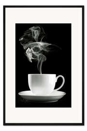 Gerahmter Kunstdruck Kaffeetasse