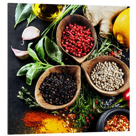 Magnettafel Kräuter und Gewürze