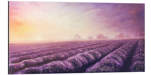 Stampa su alluminio Lavender dream