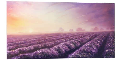 Foam board print Lavender dream