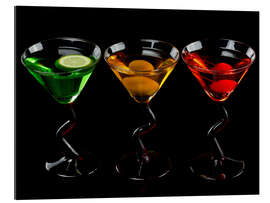 Gallery print Glasses Of Cocktail Drinks