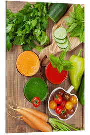 Magnettafel Frische Gemüse-Smoothie