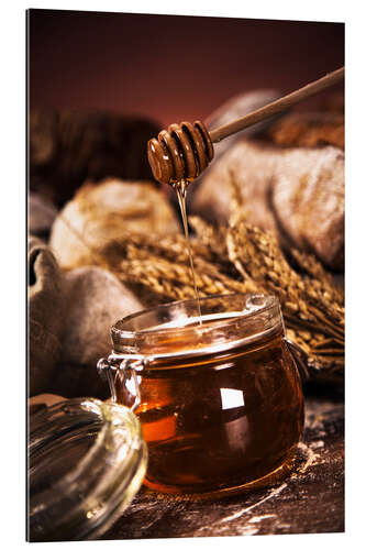 Galleritryck Forest Honey in jar