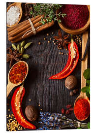 Gallery print Hot spices and herbs