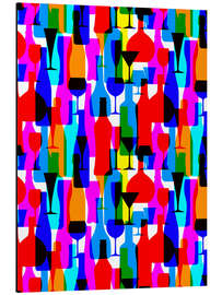 Magnettafel Flaschen 