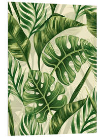 Foam board print Monstera