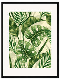 Gerahmter Kunstdruck Fensterblätter