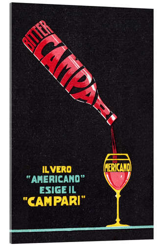 Acrylglasbild Bitter Campari