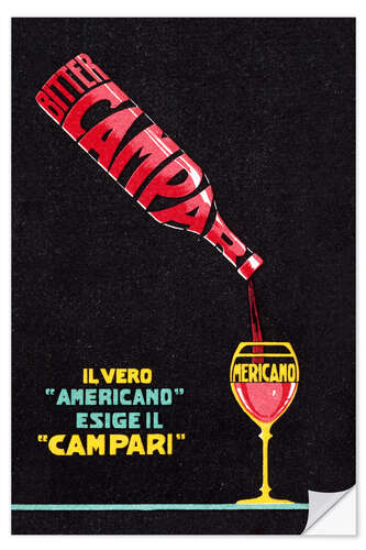 Sticker mural Bitter Campari