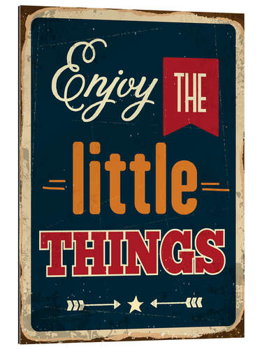 Cuadro de plexi-alu Enjoy the little things