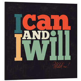 Magnettafel I can and I will