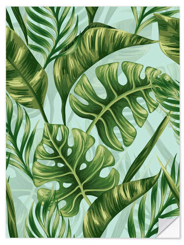 Wall sticker Monstera Leaves