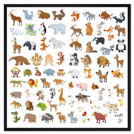 Gerahmter Kunstdruck Wer von uns ist doppelt?