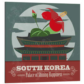 Magnettafel Südkorea - Palast