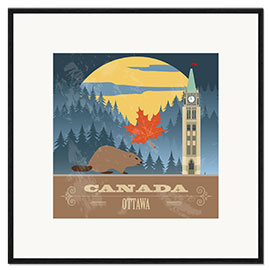 Framed art print Canada - Ottawa
