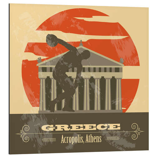 Aluminium print Greece - Acropolis