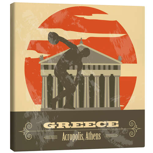 Canvas-taulu Greece - Acropolis