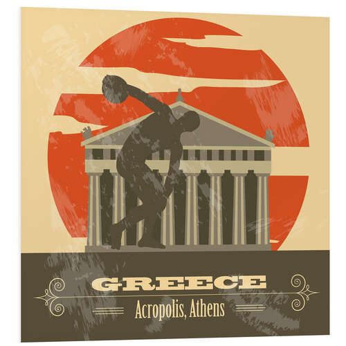 PVC-tavla Greece - Acropolis