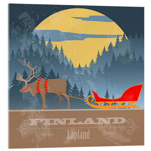 Acrylic print Finland - Lapland