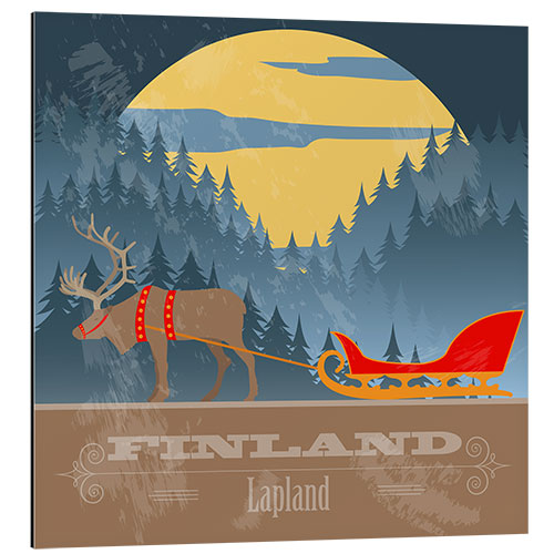 Stampa su alluminio Finland - Lapland