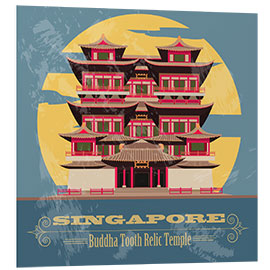 Foam board print Singapore - Buddha Tooth Relic Temple