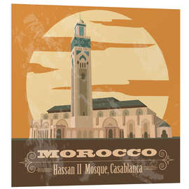 PVC print Morocco - Hassan II Mosque