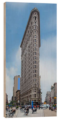 Holzbild New York City - Flatiron Building