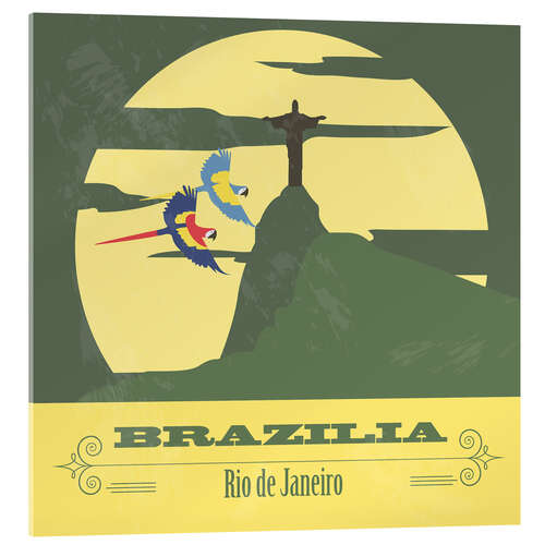 Akrylbilde Brazilia