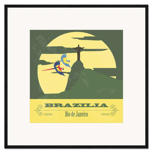 Framed art print Brazilia