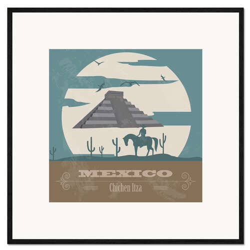 Framed art print Mexico - Chichen Itza