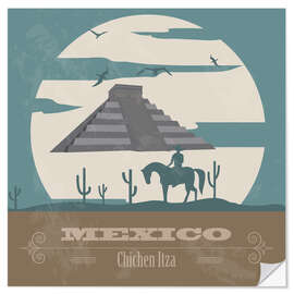 Wall sticker Mexico - Chichen Itza