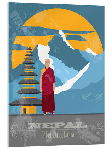 Galleriprint Nepal - Tibet, Dalai Lama