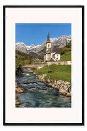 Gerahmter Kunstdruck Ramsau - Berchtesgadener Land