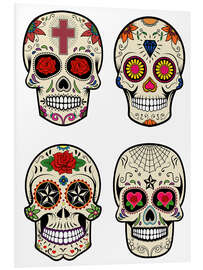 Foam board print Mexico Skulls