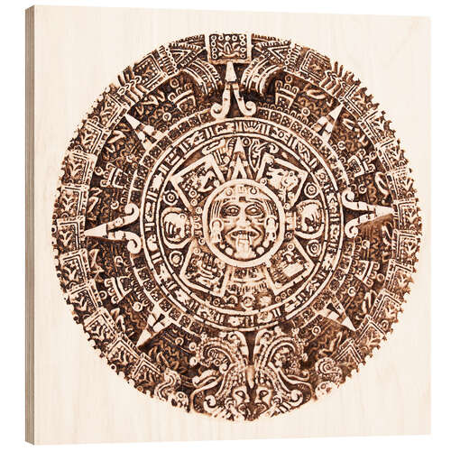 Trätavla Mayan calendar