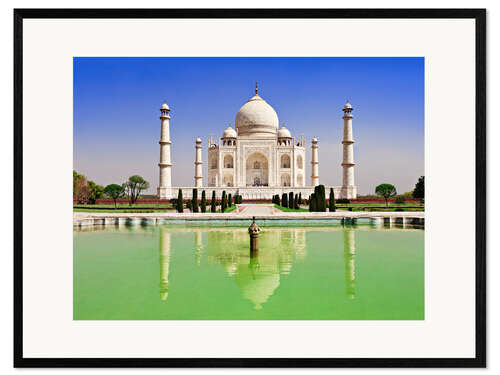 Framed art print Taj Mahal - Uttar Pradesh, India