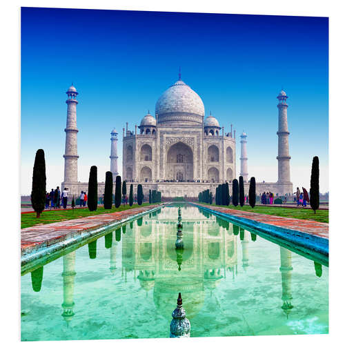 PVC-taulu Taj Mahal Turquoise