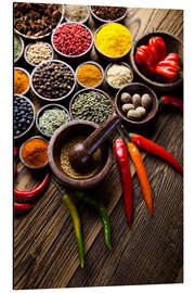 Magnettafel Gesunde Gewürzküche