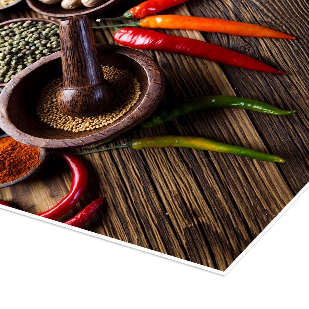 Healthy spices print by Editors Choice | Posterlounge