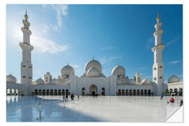 Selvklebende plakat Dubai - Sheikh Zayed mosque