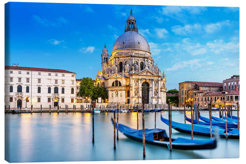 Tableau sur toile Venise bleue