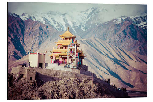 Alubild Kloster im Himalaya