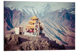 Aluminium print Monastery in the Himalayas