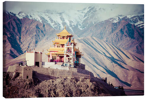 Canvas print Monastery in the Himalayas