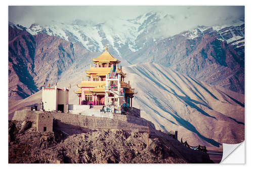 Naklejka na ścianę Monastery in the Himalayas