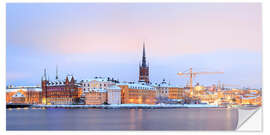 Wall sticker Panoramic cityscape of Stockholm, Sweden