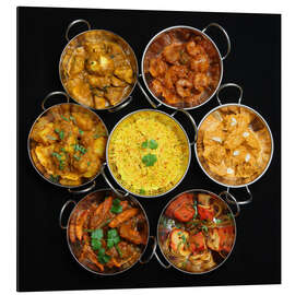 Tableau en aluminium Cuisine indienne 